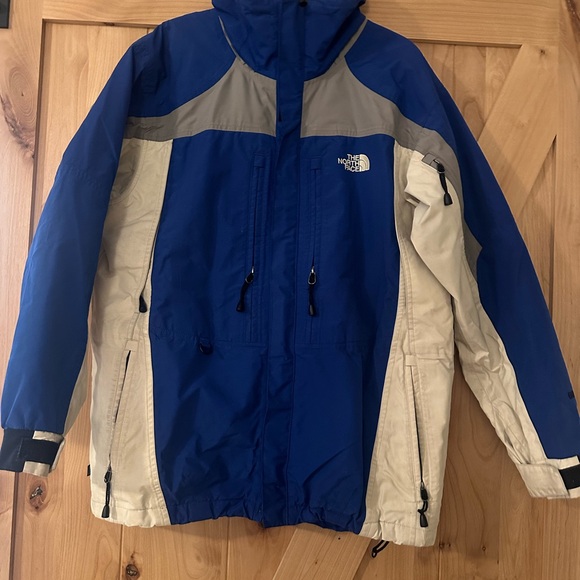 The North Face Blue and Tan Jacket - Picture 2 of 4